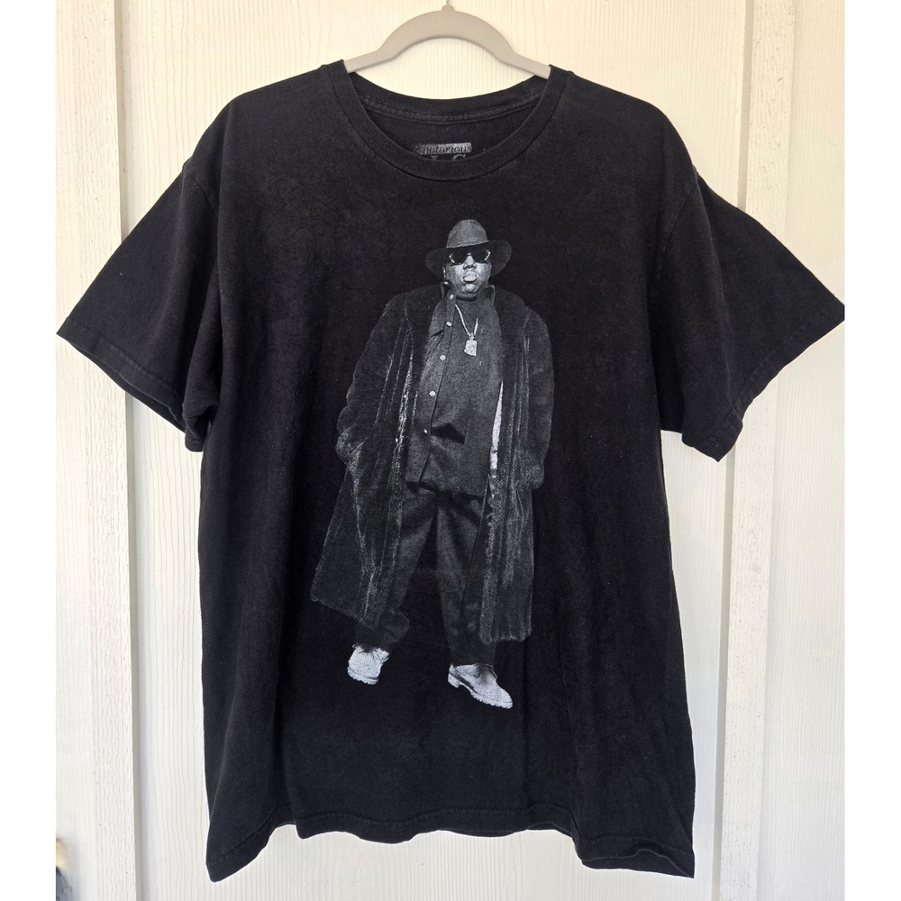 Notorious BIG Biggie Smalls T-Shirt Size M/L Hip Hop Streetwear Indie Retro Y2K